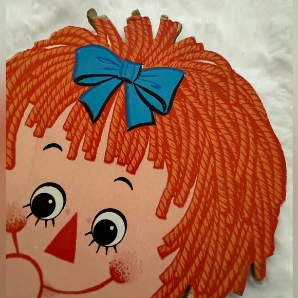 Raggedy Ann & Andy Vintage Nursery Kids Wall Plaque Decor Bobs-Merrill Cut Outs - Picture 14 of 15